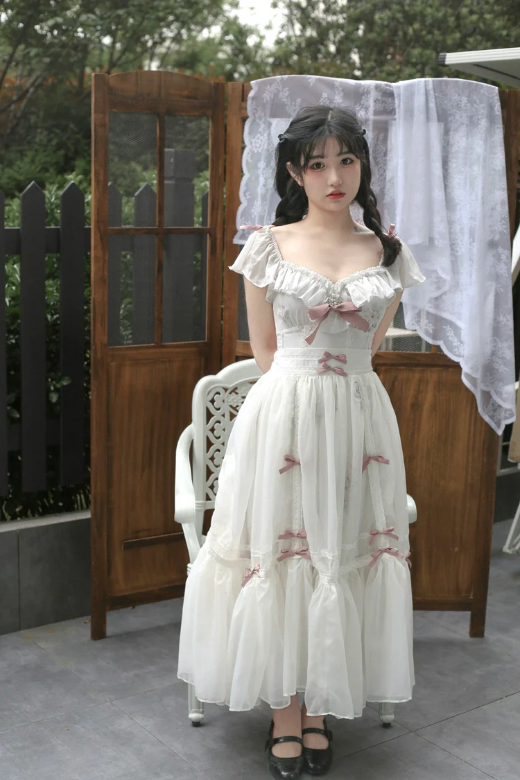 Elegant Floral Sweet Lolita OP Corset Accessory - Image 27