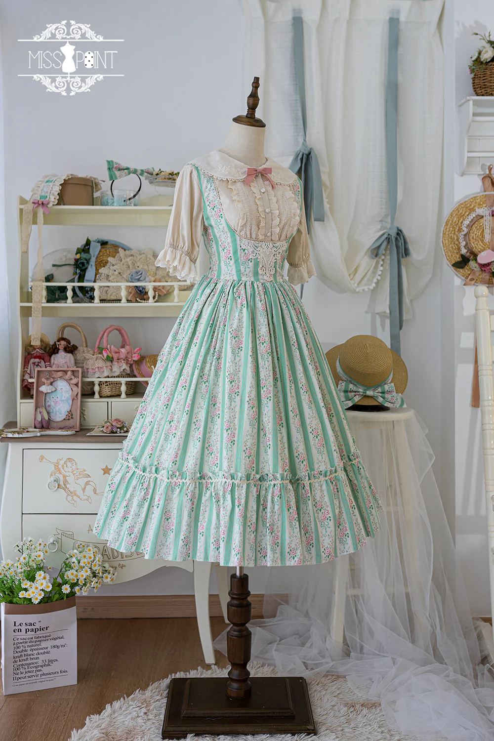 Happy Summer - Elegant Lolita Floral JSK Dress - Image 126