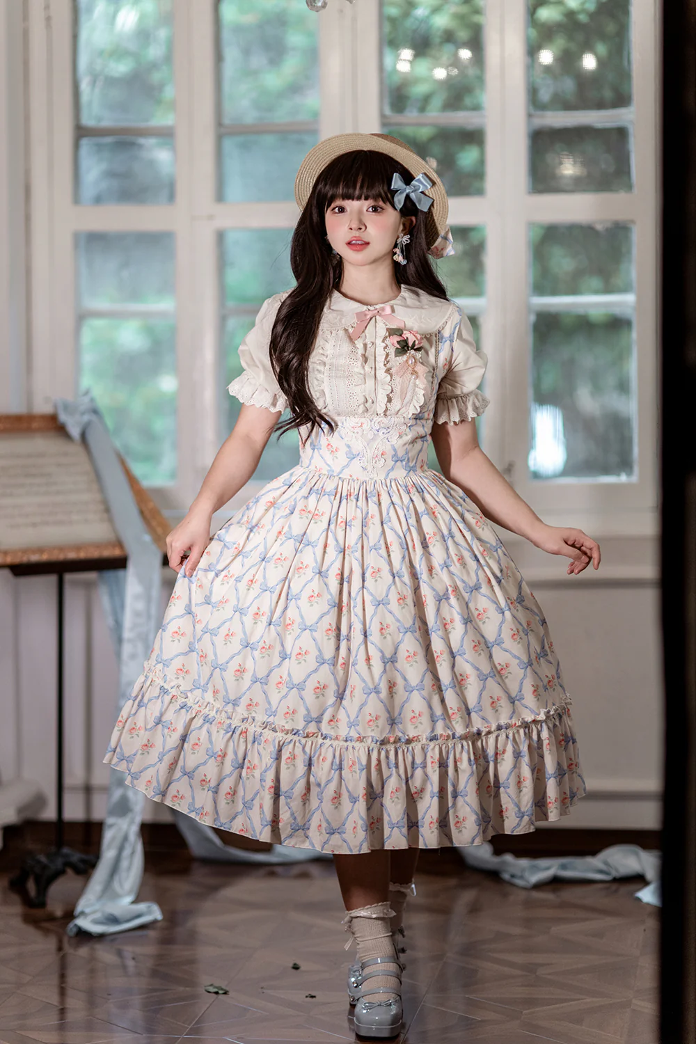 Happy Summer - Elegant Lolita Floral JSK Dress - Image 13