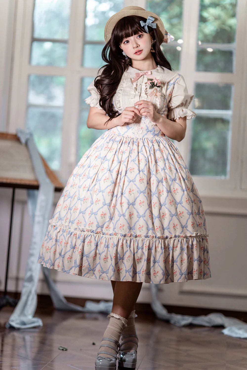 Happy Summer - Elegant Lolita Floral JSK Dress - Image 14