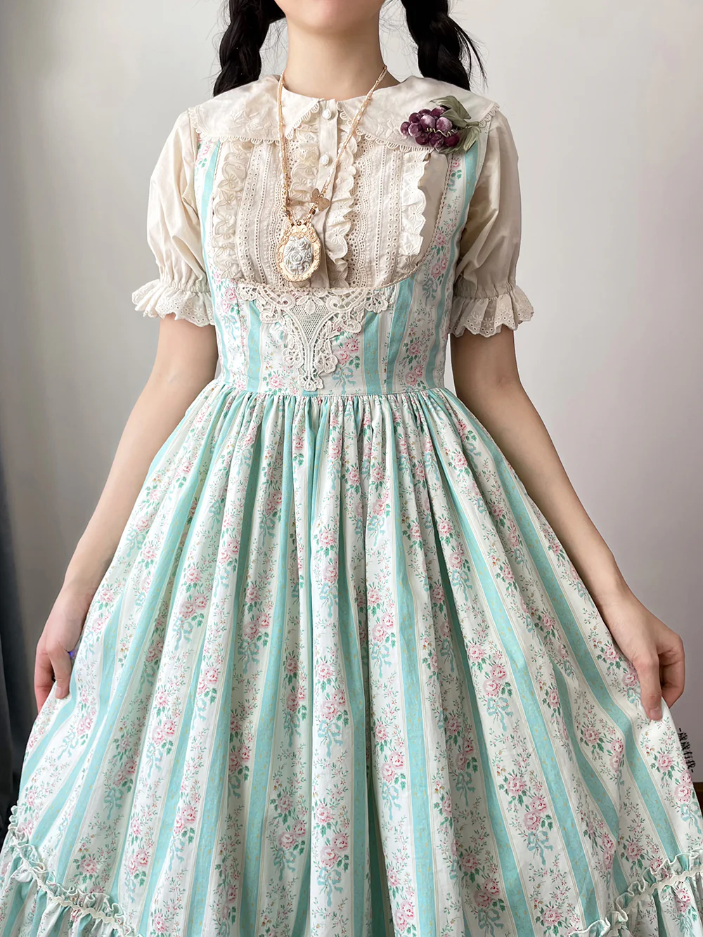 Happy Summer - Elegant Lolita Floral JSK Dress - Image 28