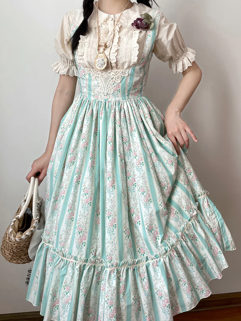 Happy Summer - Elegant Lolita Floral JSK Dress - Image 30