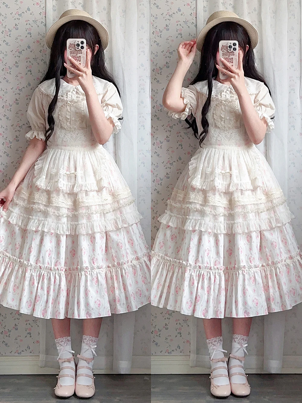 Happy Summer - Elegant Lolita Floral JSK Dress - Image 42