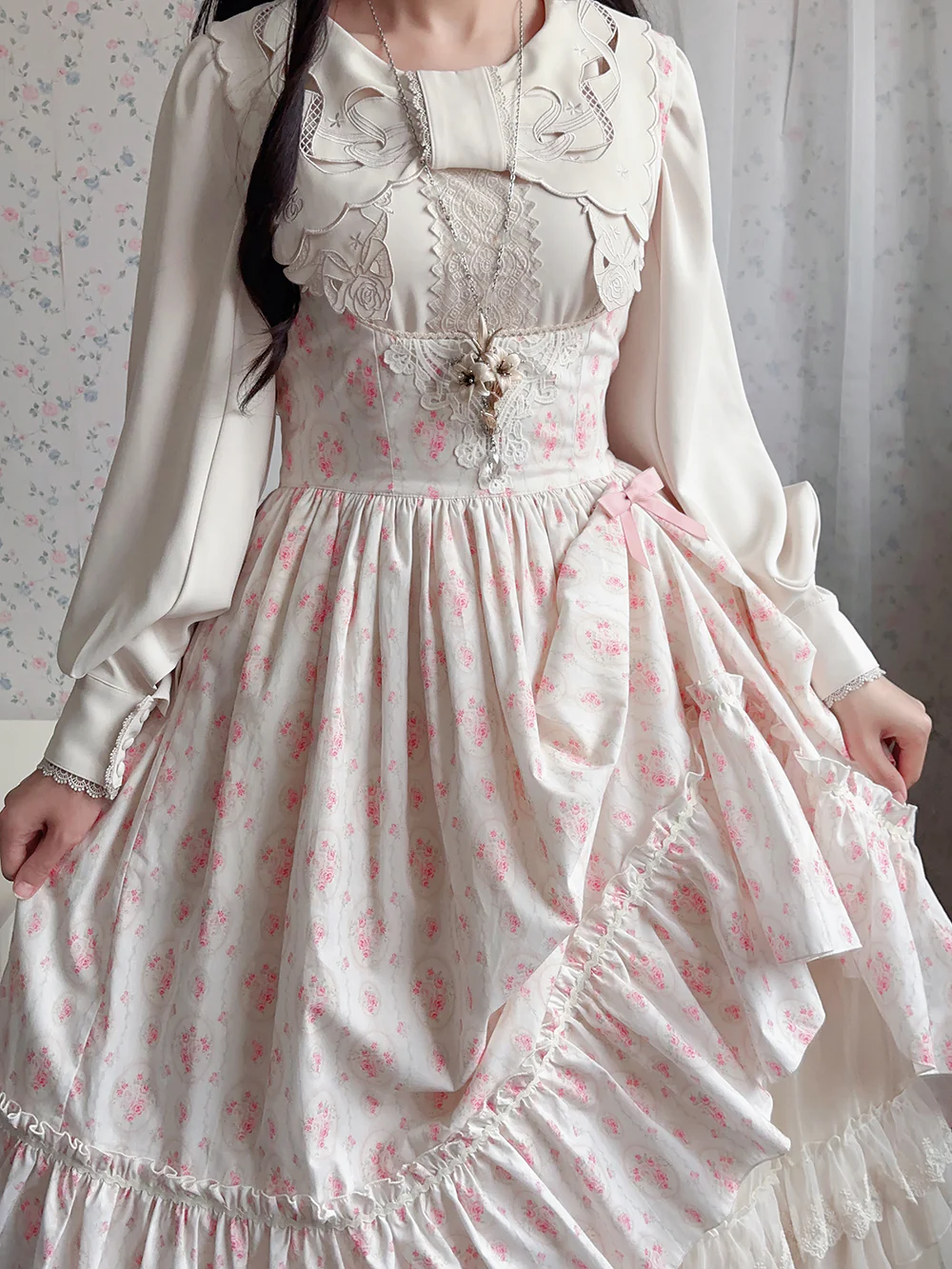 Happy Summer - Elegant Lolita Floral JSK Dress - Image 45