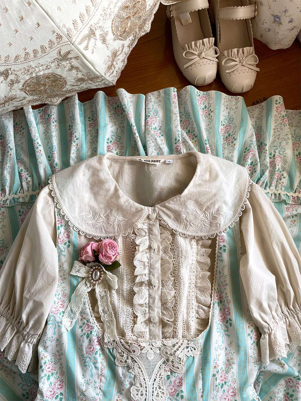 Happy Summer - Elegant Lolita Floral JSK Dress - Image 5