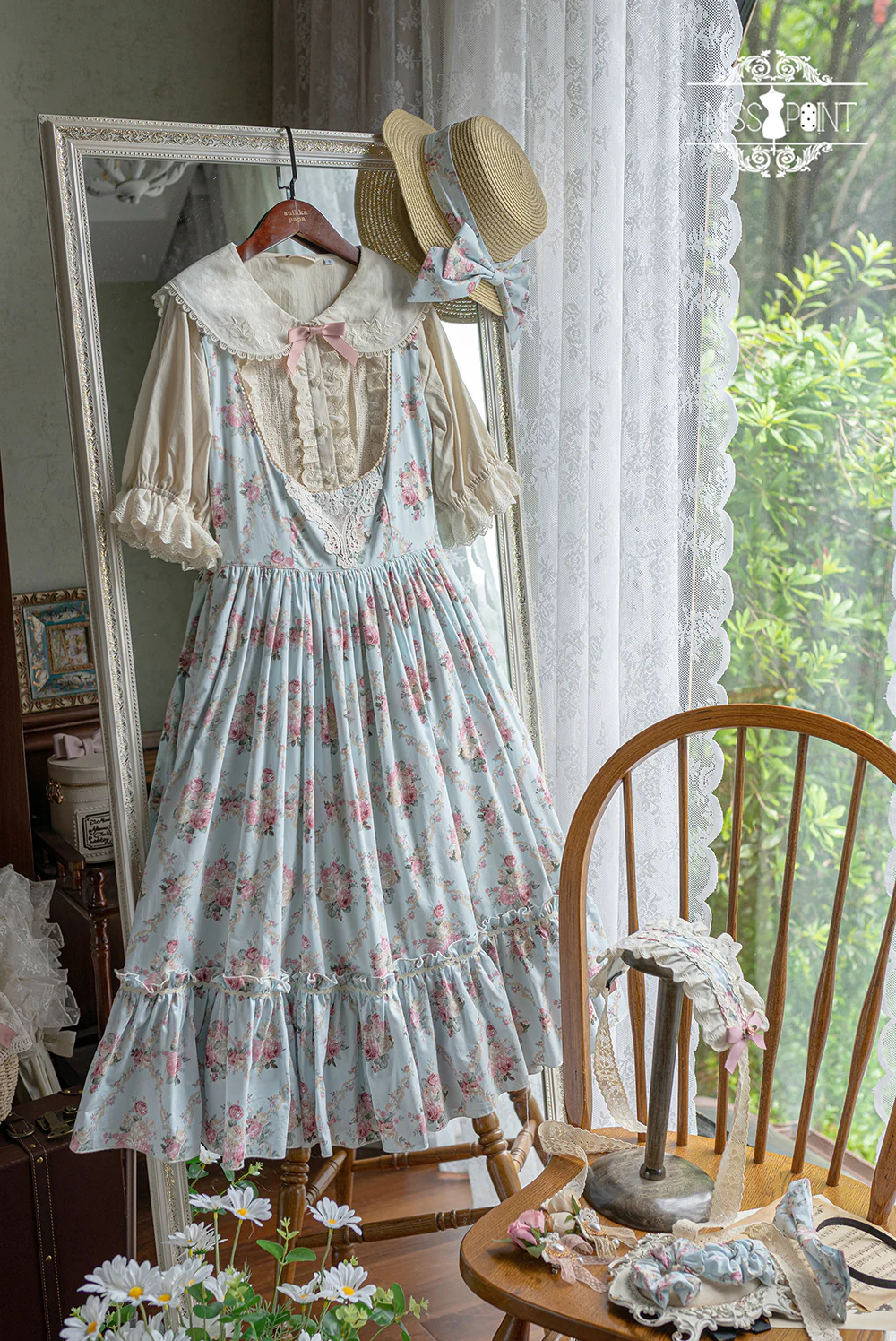 Happy Summer - Elegant Lolita Floral JSK Dress - Image 7