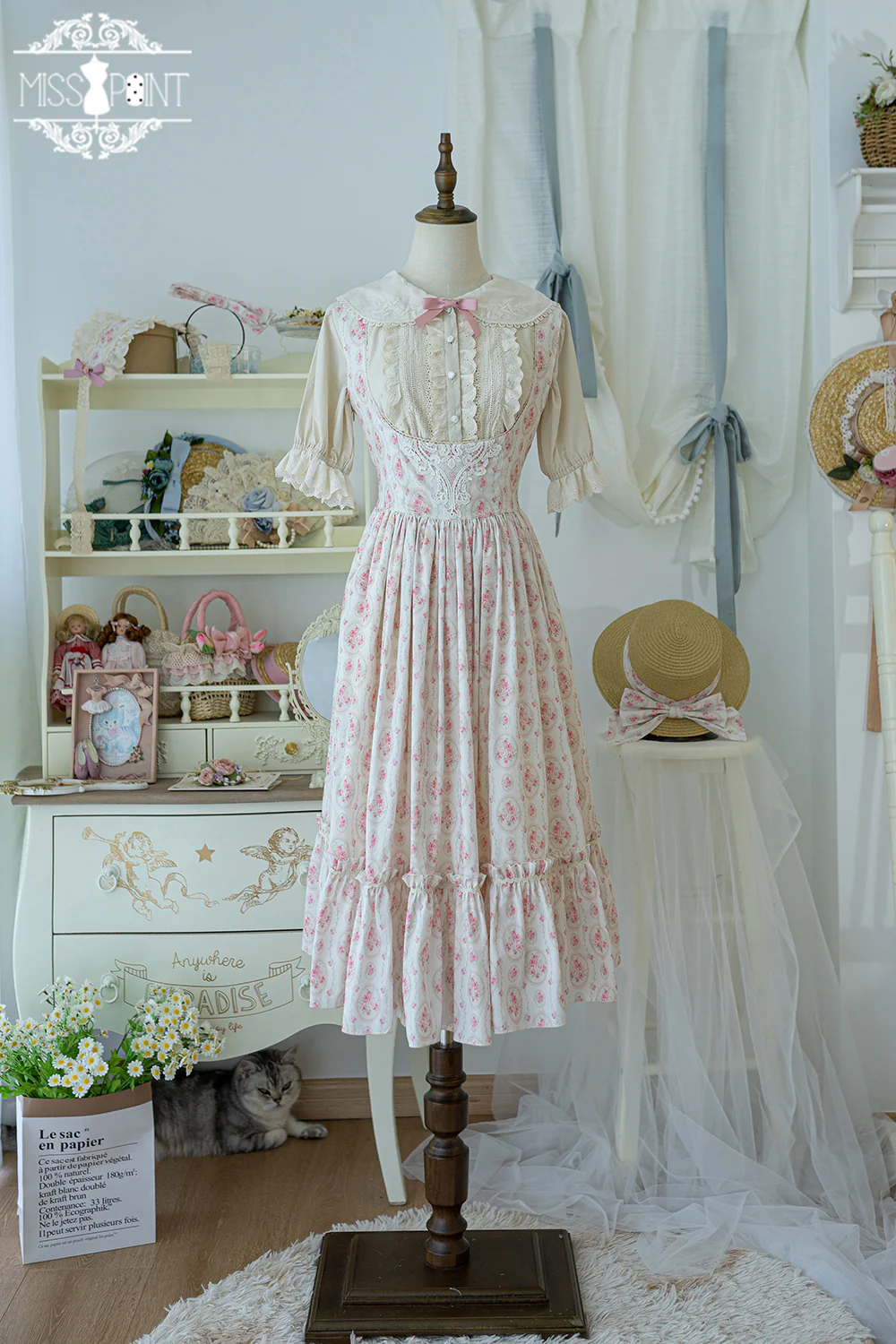 Happy Summer - Elegant Lolita Floral JSK Dress - Image 89