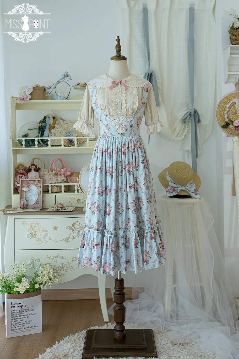 Happy Summer - Elegant Lolita Floral JSK Dress - Image 93