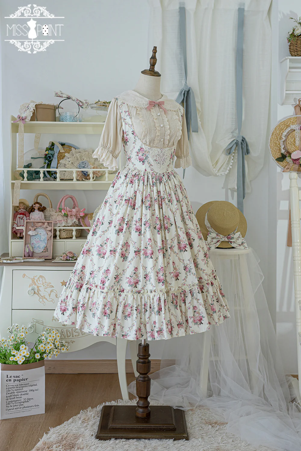 Happy Summer - Elegant Lolita Floral JSK Dress - Image 95