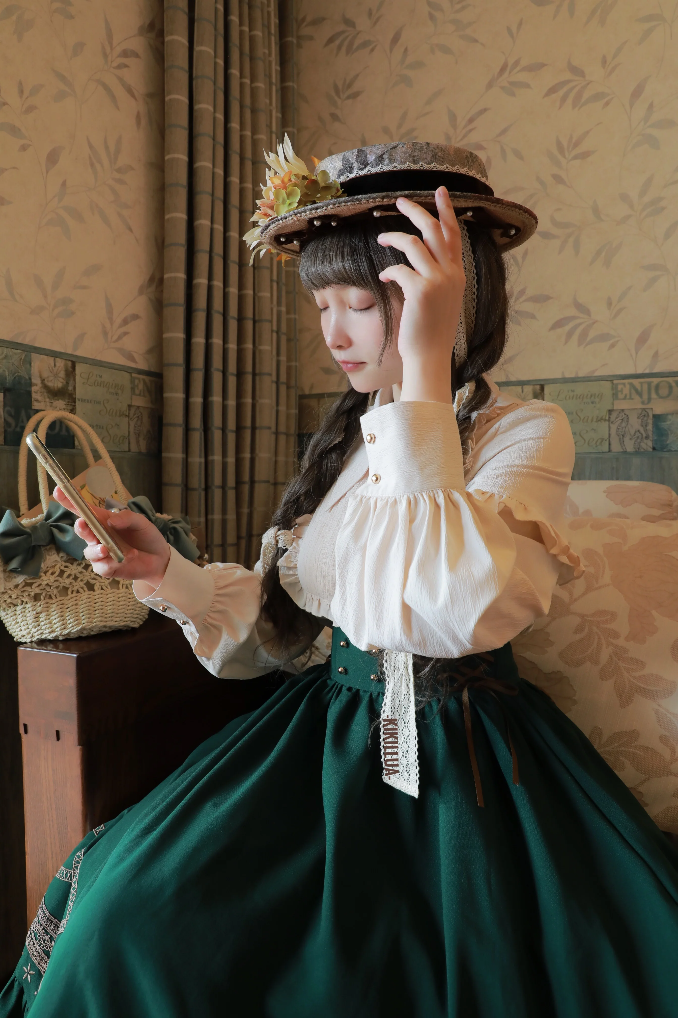 Yuan Su - Elegant Solid Color Lolita SK - Image 10