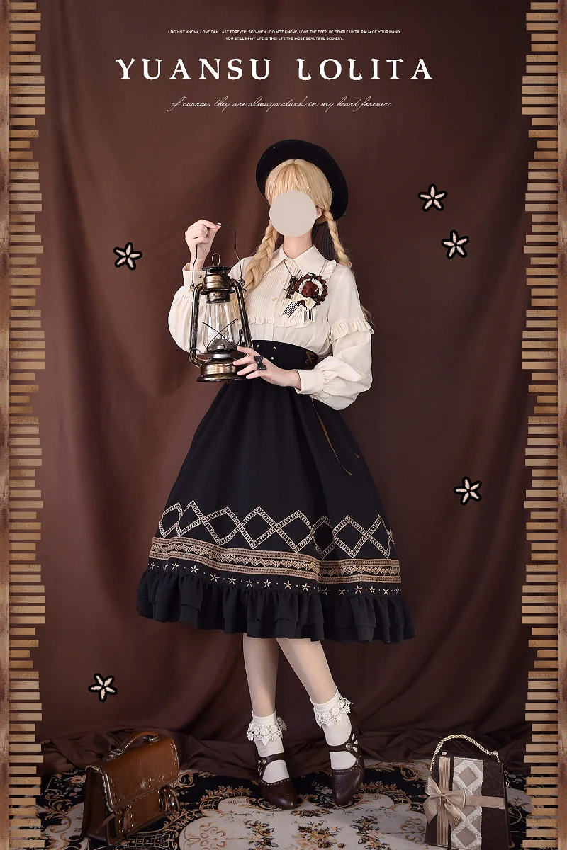 Yuan Su - Elegant Solid Color Lolita SK - Image 23