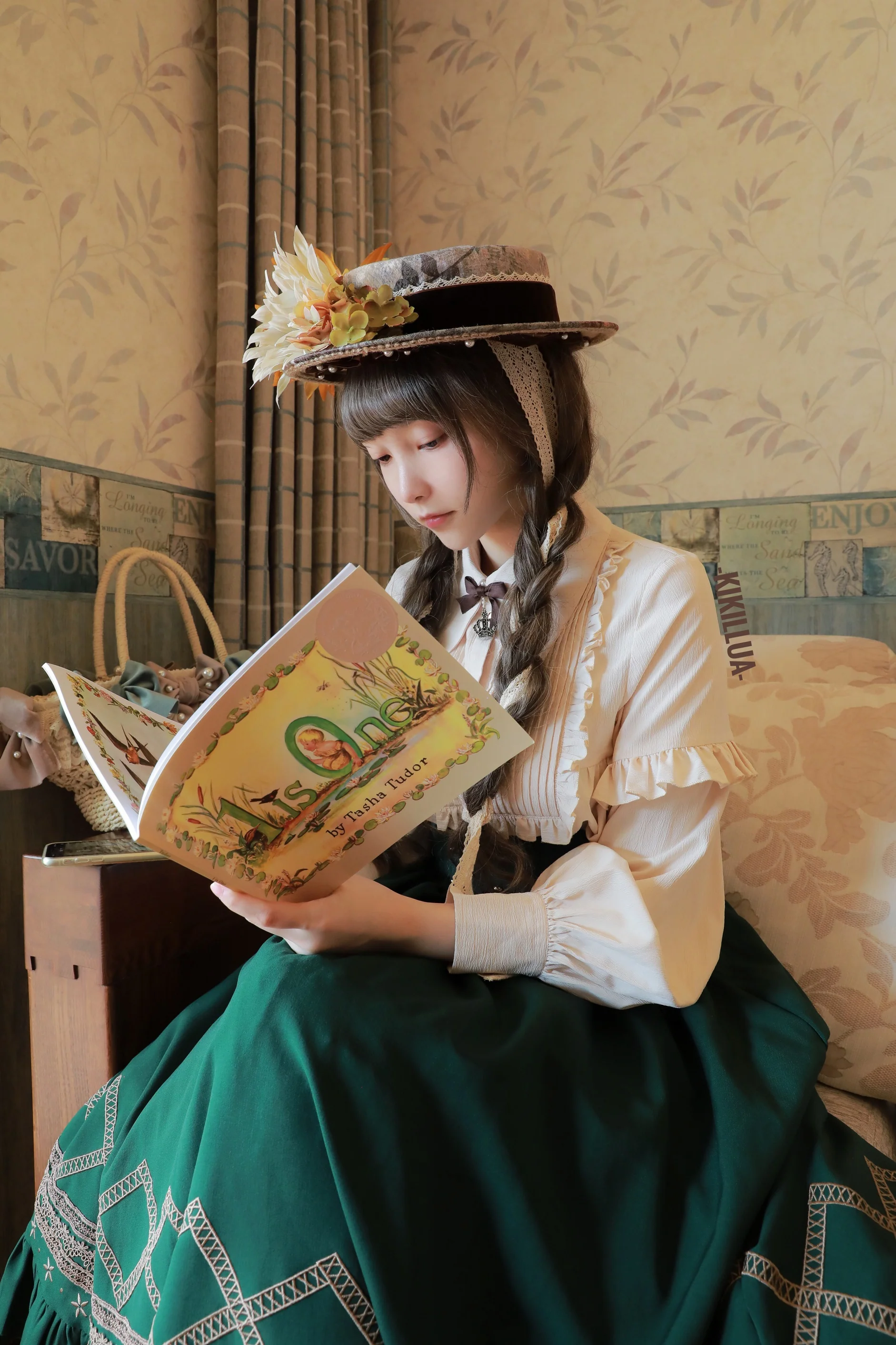 Yuan Su - Elegant Solid Color Lolita SK - Image 8