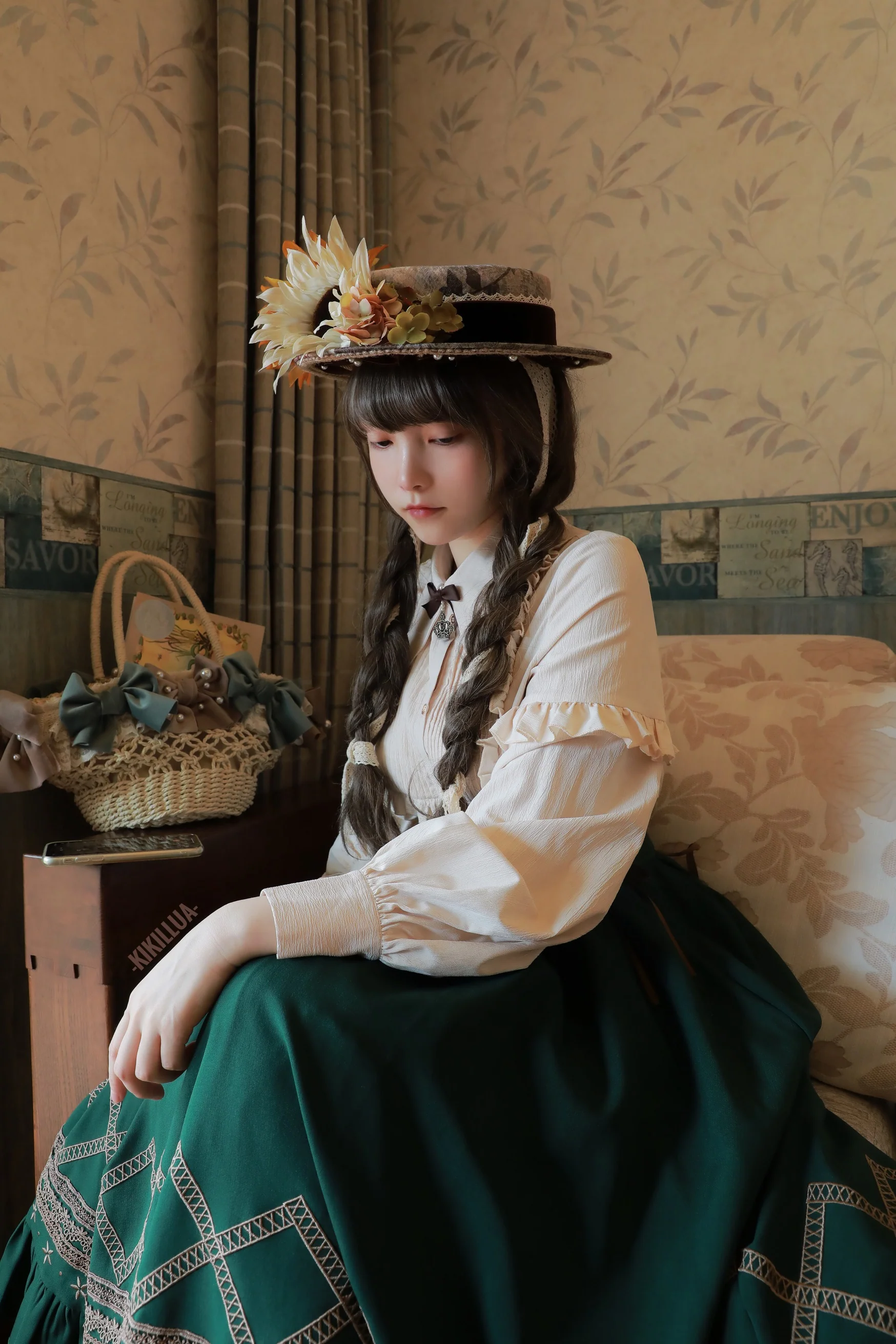 Yuan Su - Elegant Solid Color Lolita SK - Image 9