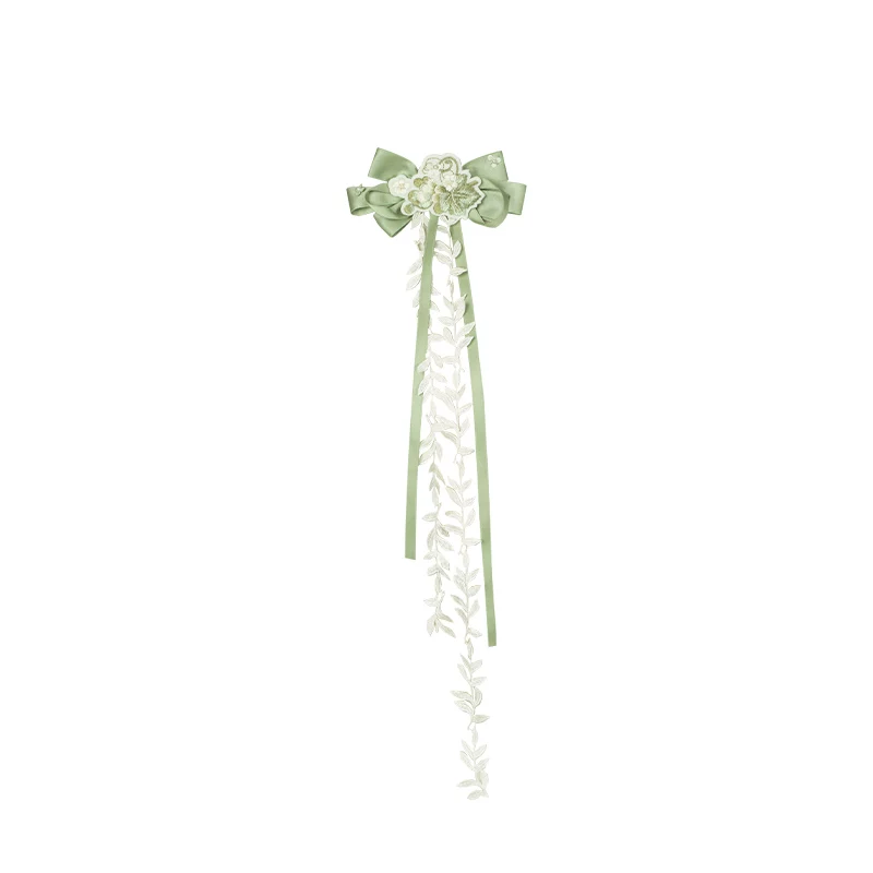 Green Grape - Embroidered Country Lolita OP Dress, Tiered JSK - Image 34