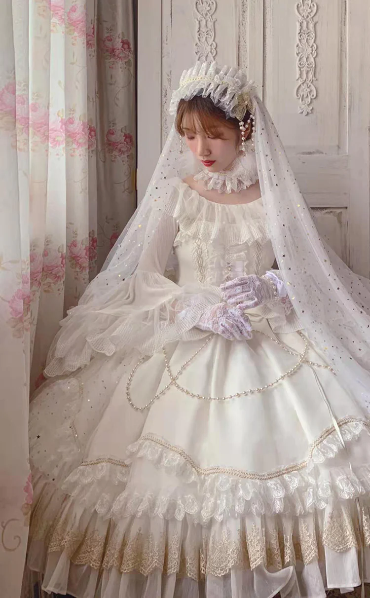 Fairy Tales - Fate Quartet Bridal Lolita Gothic Accessories Blouse - Image 16