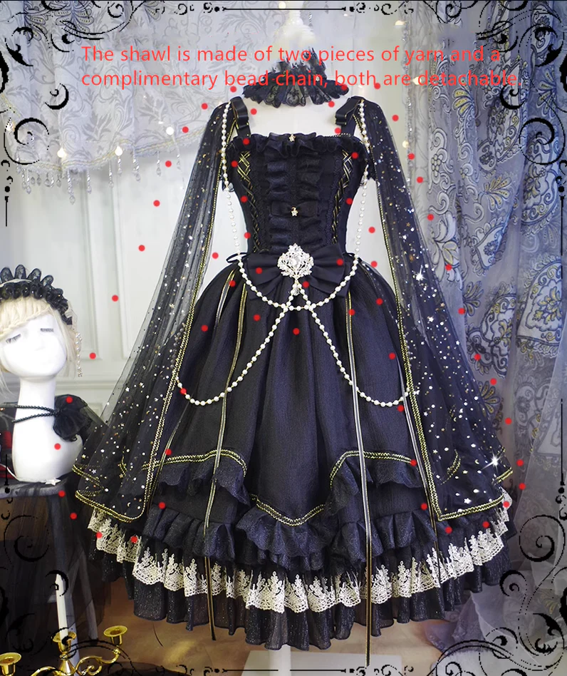 Fairy Tales - Fate Quartet Bridal Lolita Gothic Accessories Blouse - Image 4