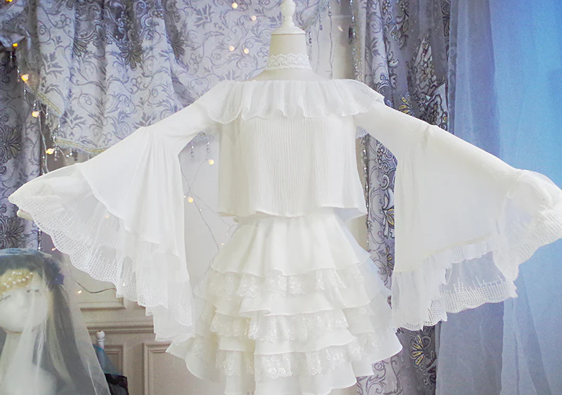 Fairy Tales - Fate Quartet Bridal Lolita Gothic Accessories Blouse - Image 55