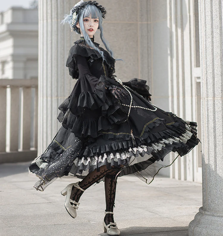 Fairy Tales - Fate Quartet Bridal Lolita Gothic Accessories Blouse - Image 73