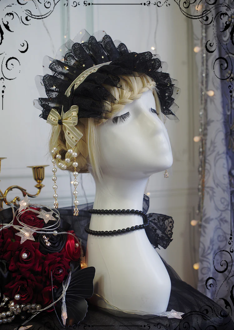 Fate Quartet Bridal - Gothic Lolita Tiered Hem JSK Dress - Image 31