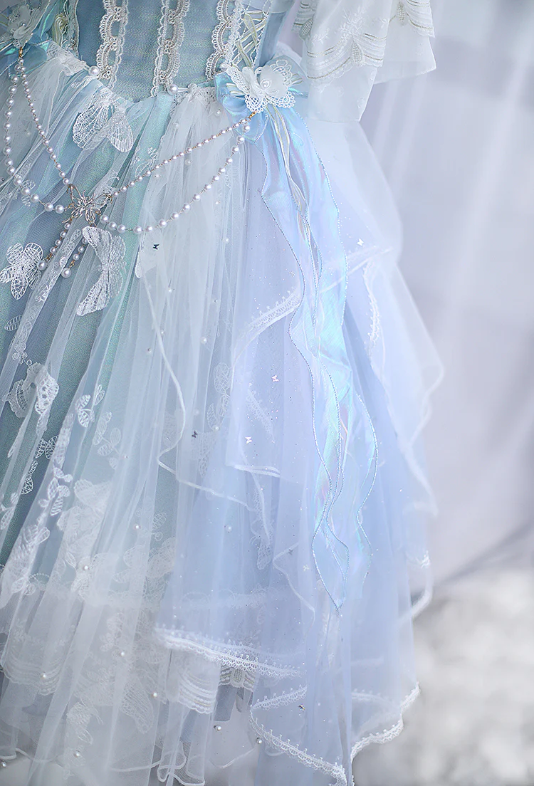 Exquisite Butterfly JSK Floral Wedding Lolita JSK Dress - Image 21
