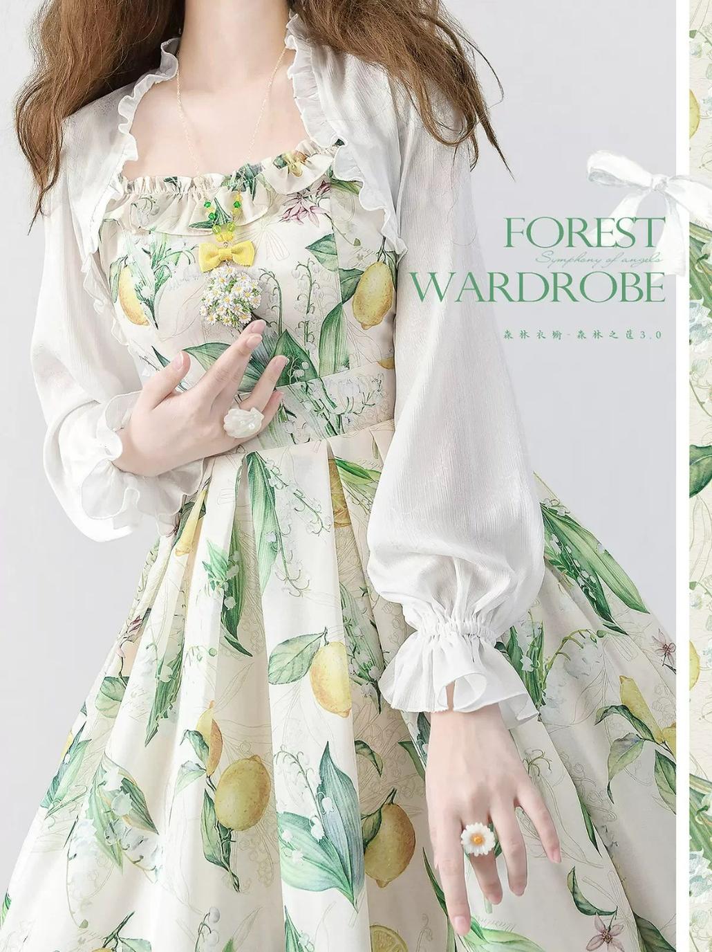 Forest Basket 3.0 - Vintage Lolita JSK Dress for Summer - Image 14