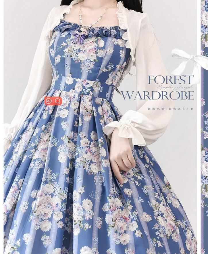 Forest Basket 3.0 - Vintage Lolita JSK Dress for Summer - Image 16