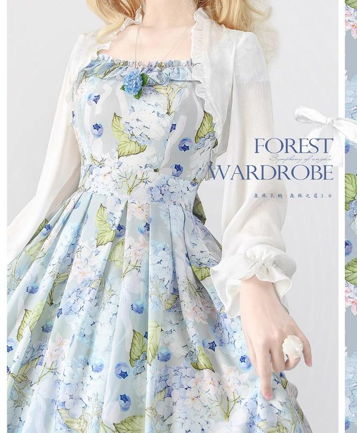 Forest Basket 3.0 - Vintage Lolita JSK Dress for Summer - Image 28