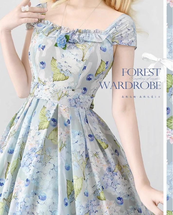 Forest Basket 3.0 - Vintage Lolita JSK Dress for Summer - Image 29
