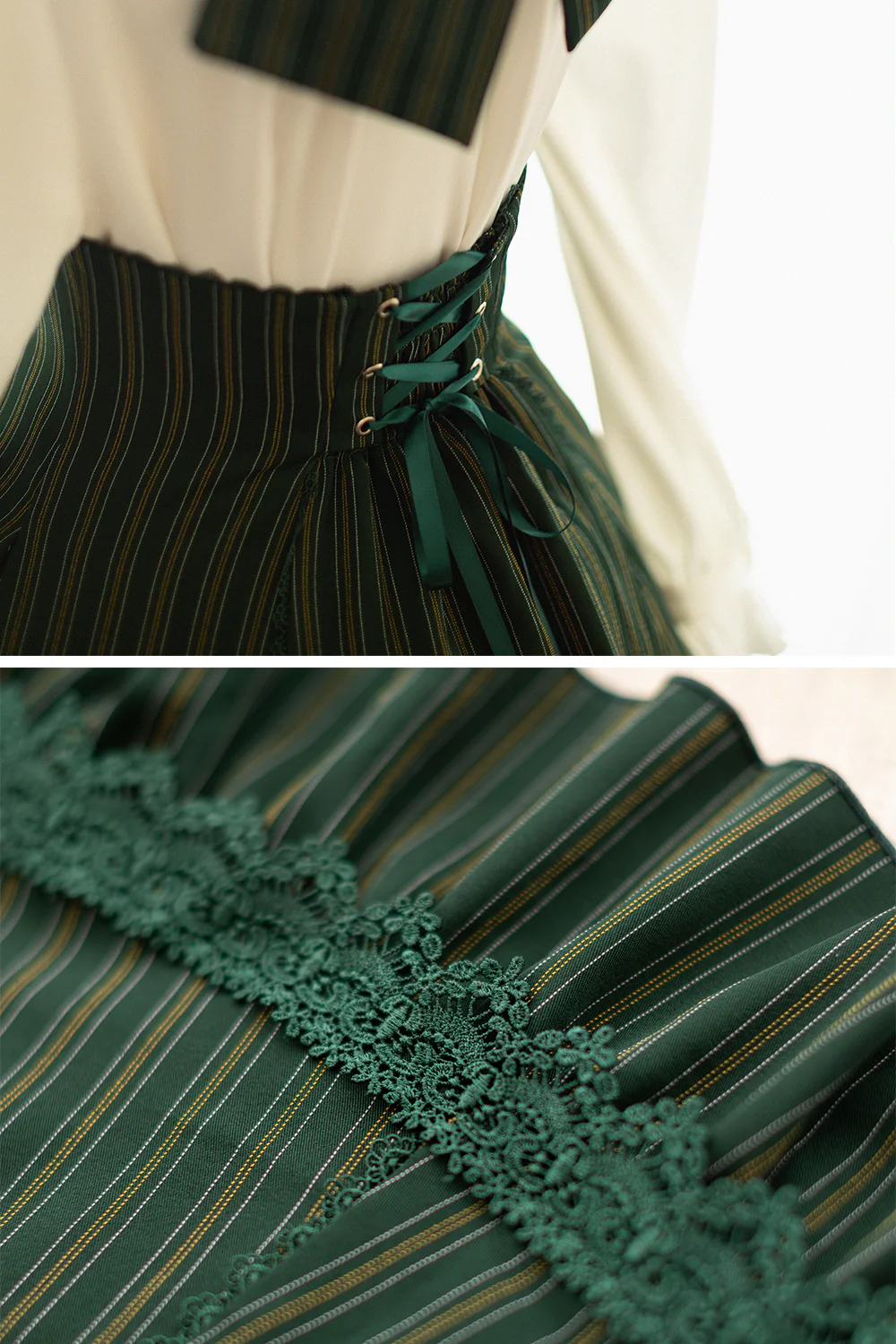 South of the Forest - Vintage Classic Lolita Halter JSK Dress, French Style Blouse - Image 38
