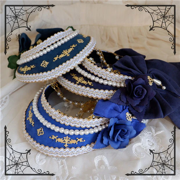 Lolita Palace Retro Gorgeous Flowers Headdress - Image 8