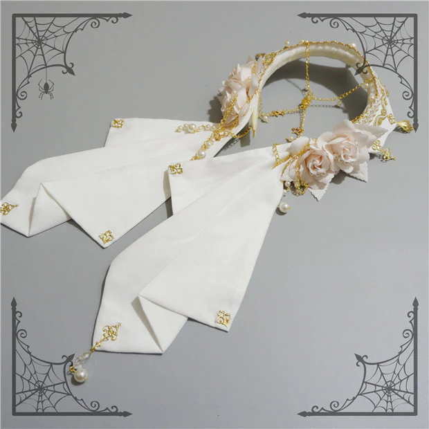 Foxcherry-Palace Retro Gorgeous Lolita headdress Multicolors - Image 24