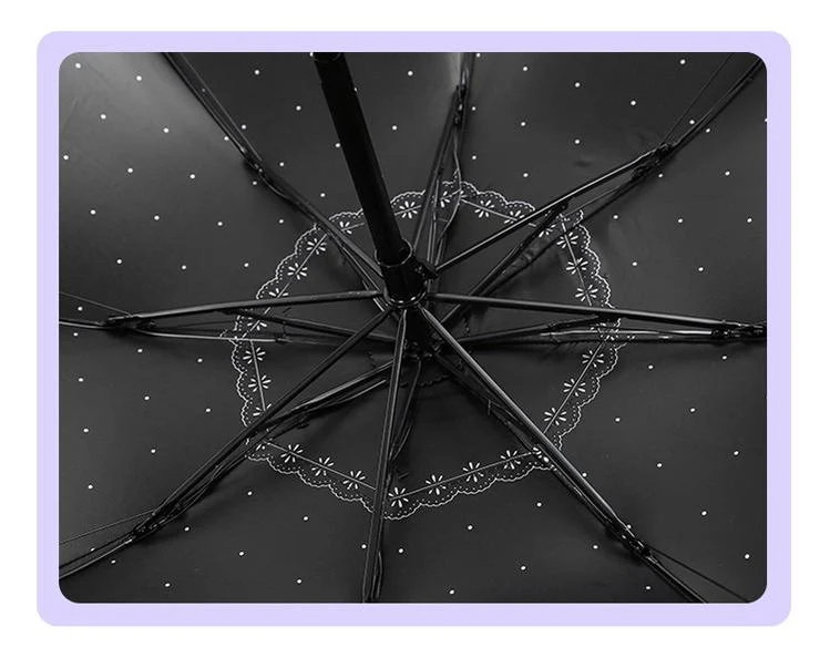 Princess Lolita Sunshade Parasol, Lace Ruffles - Image 38