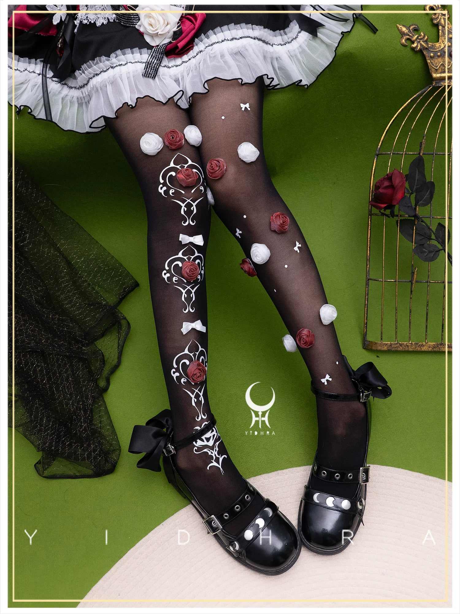 Arrogant Witch - Gorgeous Summer Wedding Pantyhose, Roses and Bows - Image 3