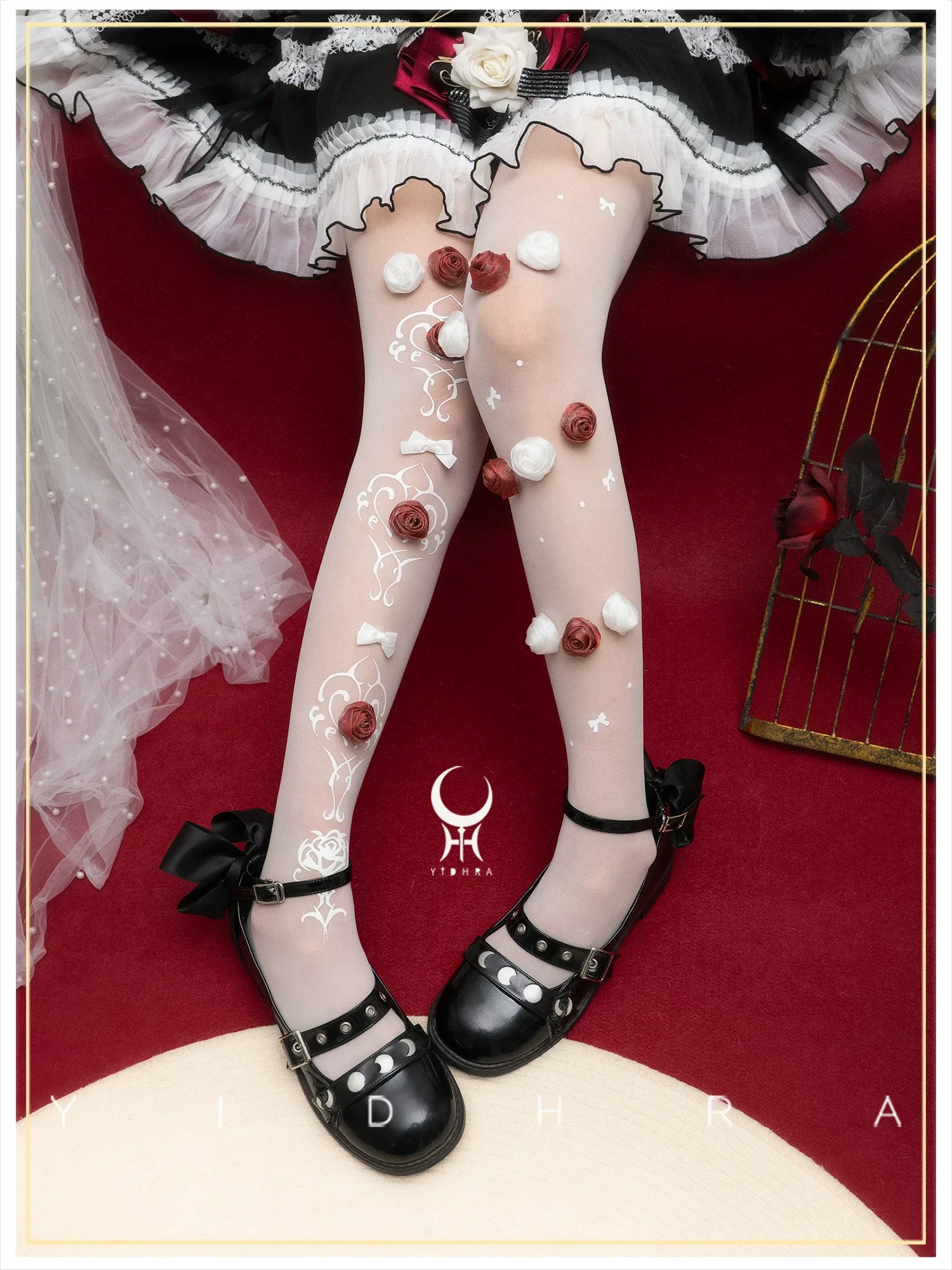 Arrogant Witch - Gorgeous Summer Wedding Pantyhose, Roses and Bows - Image 6
