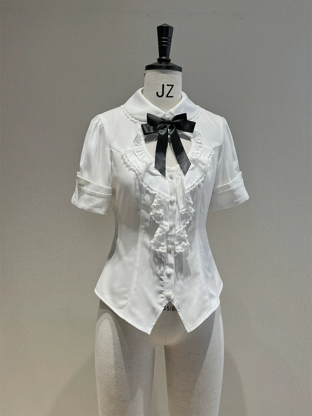 Dalmatian - Gothic Lolita Bust-supporting JSK Dress, High-low Hem - Image 6