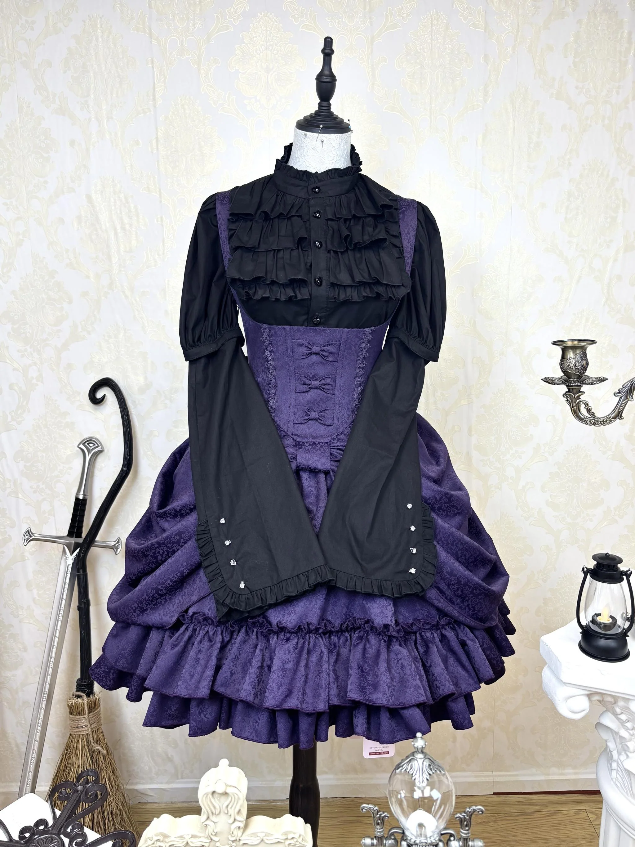 Perfume Bottle - Gothic Lolita Corset JSK Dress, Bust-Supporting - Image 4