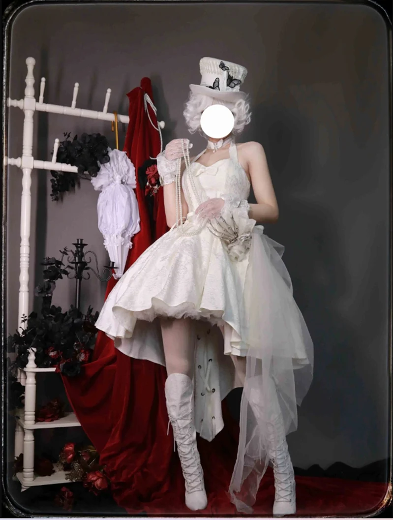 Strawberry Duck - Gothic Lolita Dress White Lolita JSK - Image 45