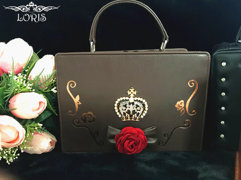 Gothic Lolita Handbag Crown Bag - Image 4