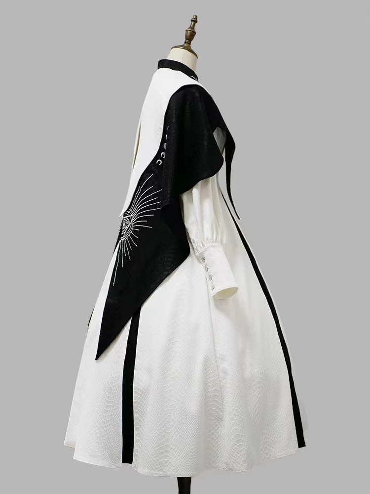 Morning mist and warbler - Dragon Scale - Gothic Lolita Jumper Dress Goth Coat - Image 22