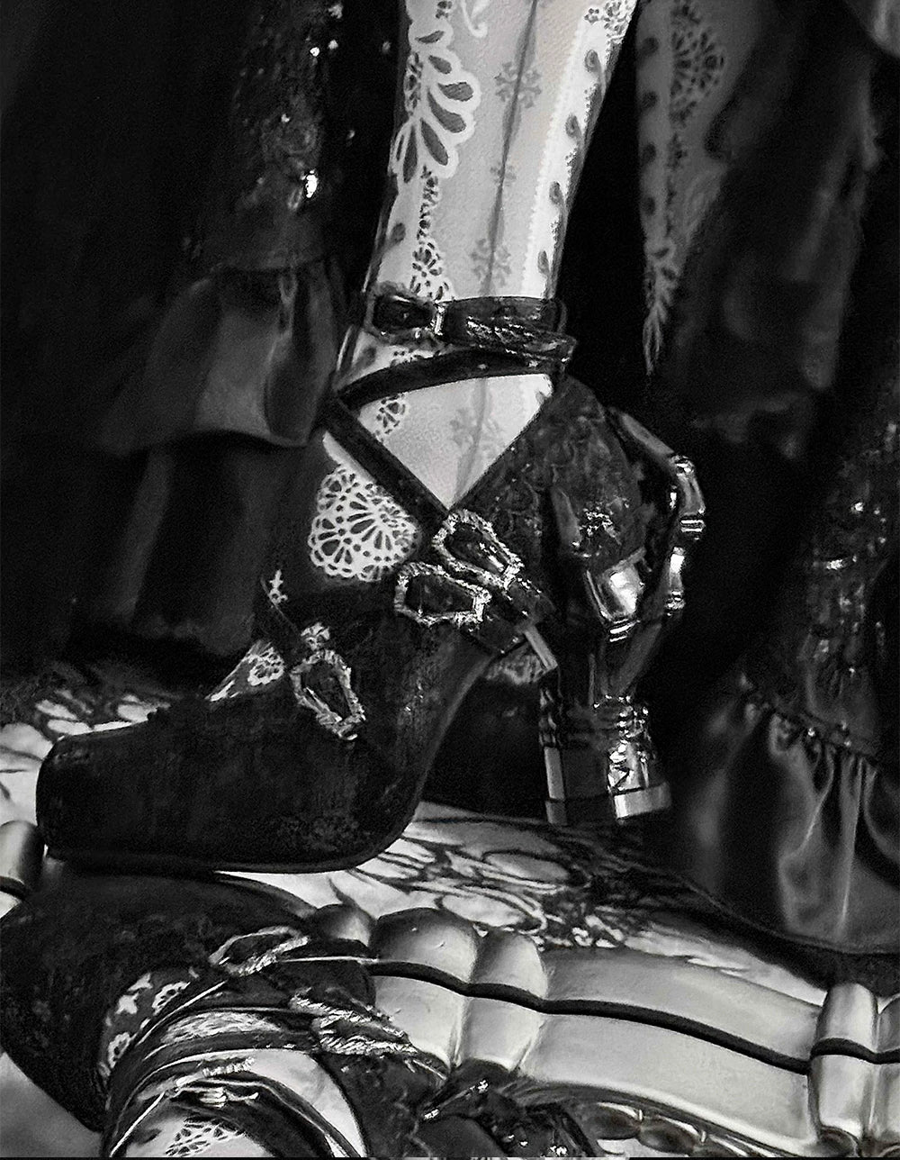 Tome of Holy Remains - Gothic Lolita Novelty Heel Shoes - Image 12