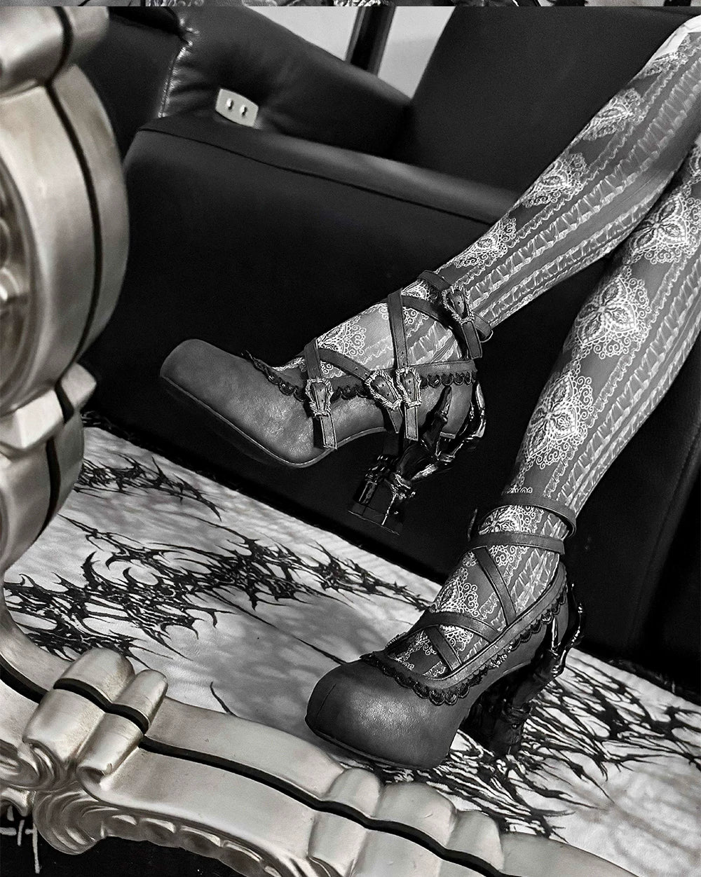 Tome of Holy Remains - Gothic Lolita Novelty Heel Shoes - Image 36