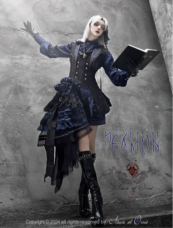 Arca et Ovis - Gothic Lolita Trailing Prince Series Lace Single-Sided Trailing Multicolors - Image 2