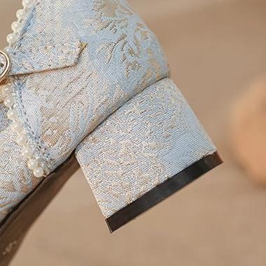 Yana - Huaiyu Yana - Chinese Style Han Lolita Shoes Lolita Chunky Heel Shoes - Image 24