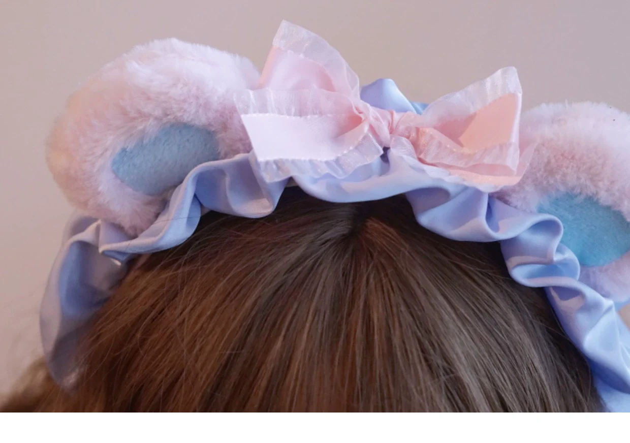 Besozealous - Handmade Lolita KC Animal Ear Coffee Hairband - Image 33