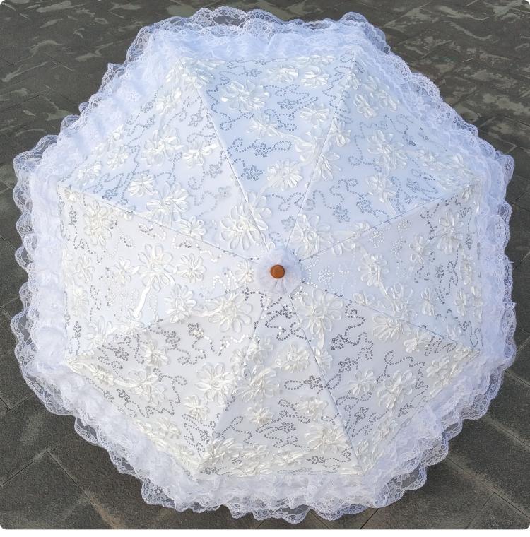 Foldable Princess Lolita Parasol with Sunscreen Sequin - Image 18