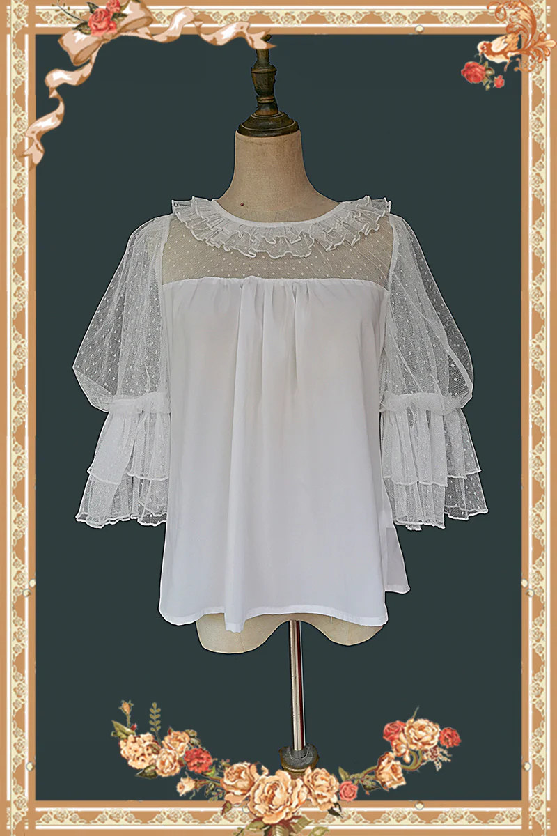 Doll Lolita Puff Sleeve Blouse