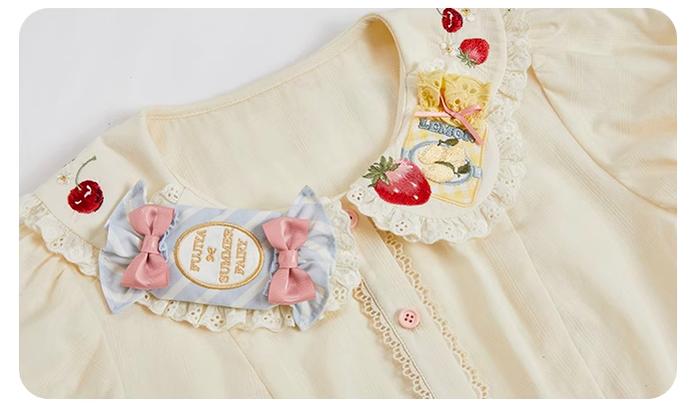 Summer Fairy - IP Collab Kawaii Lolita JSK Shirt Candy Box Hat - Image 36