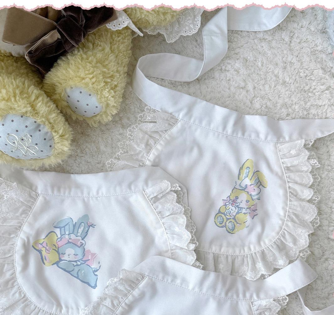 Star Gummies - IP Collaboration Sweet Lolita Dress, Bunny Print & Lace - Image 44