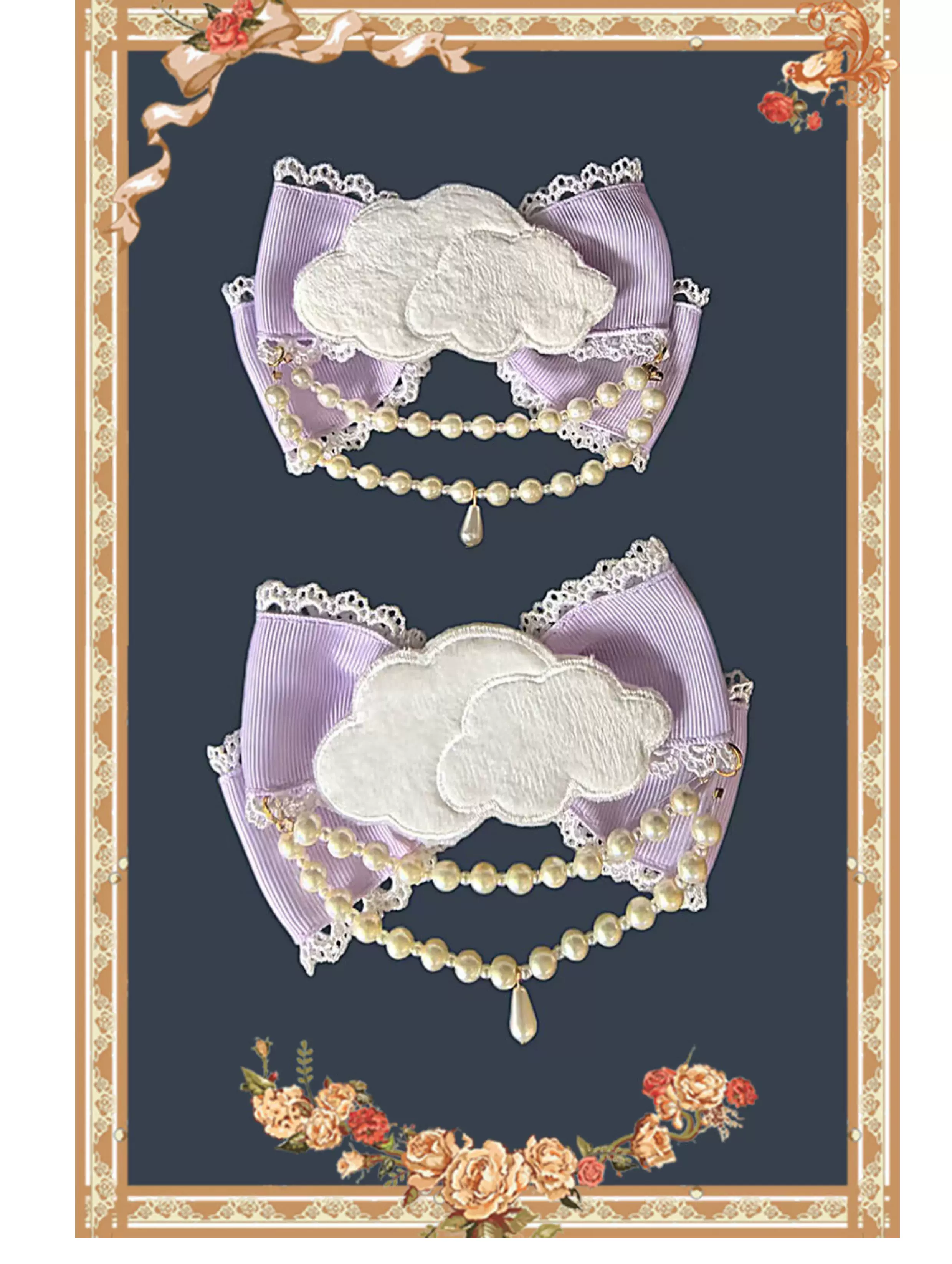 Sleepy Bear - Kawaii Lolita Bear and Star Printed Dress - Image 28