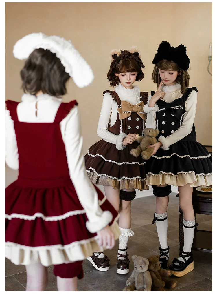 Snowlight of Tokamachi - Kawaii Lolita JSK, Animal Ear Headband - Image 5